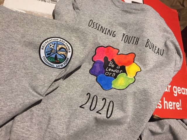 Ossining Youth Bureau (OYB) 2020 t-shirts celebrate Ossining's Summer Youth Leadership Program.